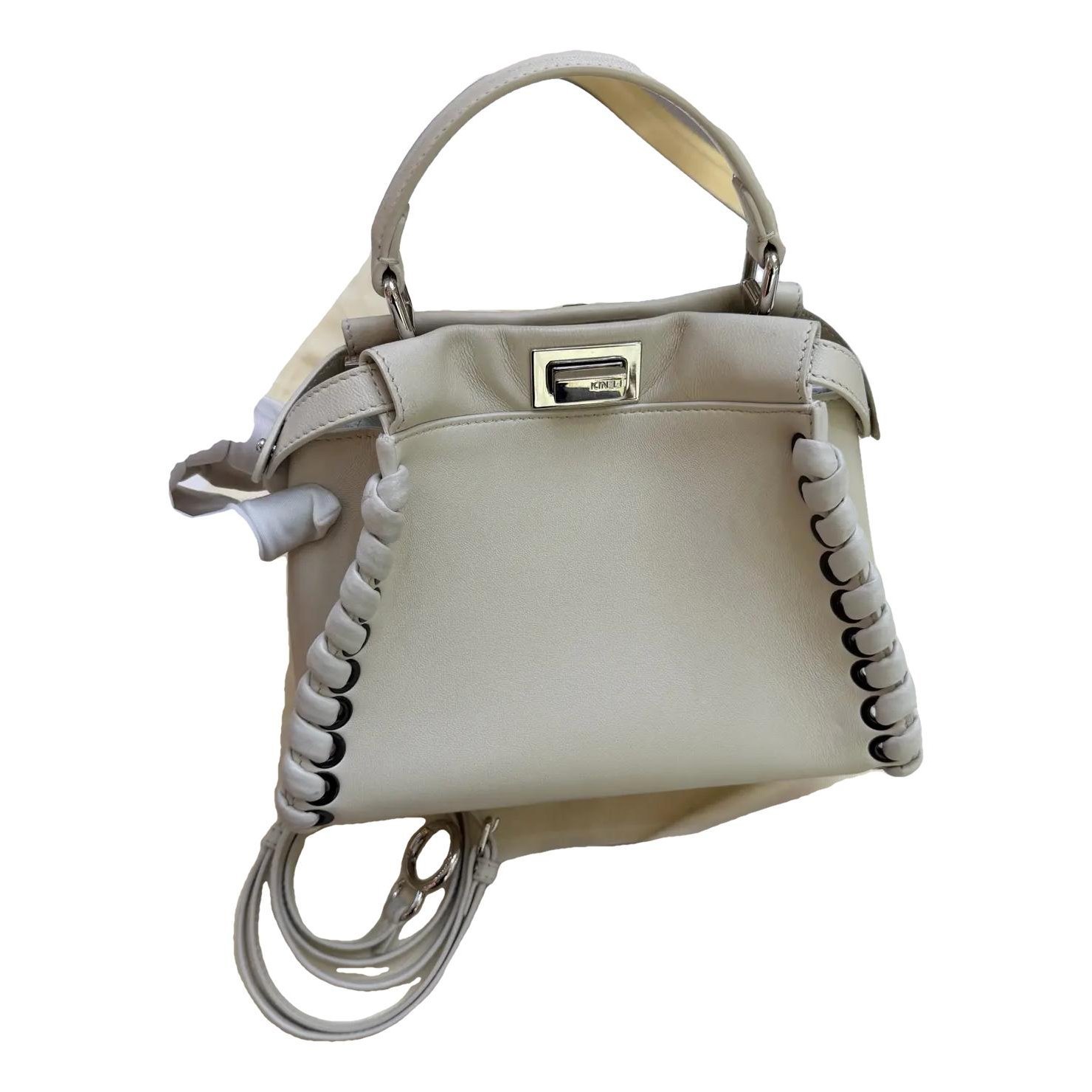 Peekaboo leather handbag