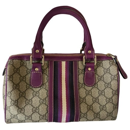 Ophidia Boston leather handbag