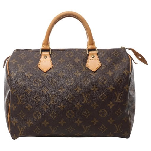 Speedy leather handbag