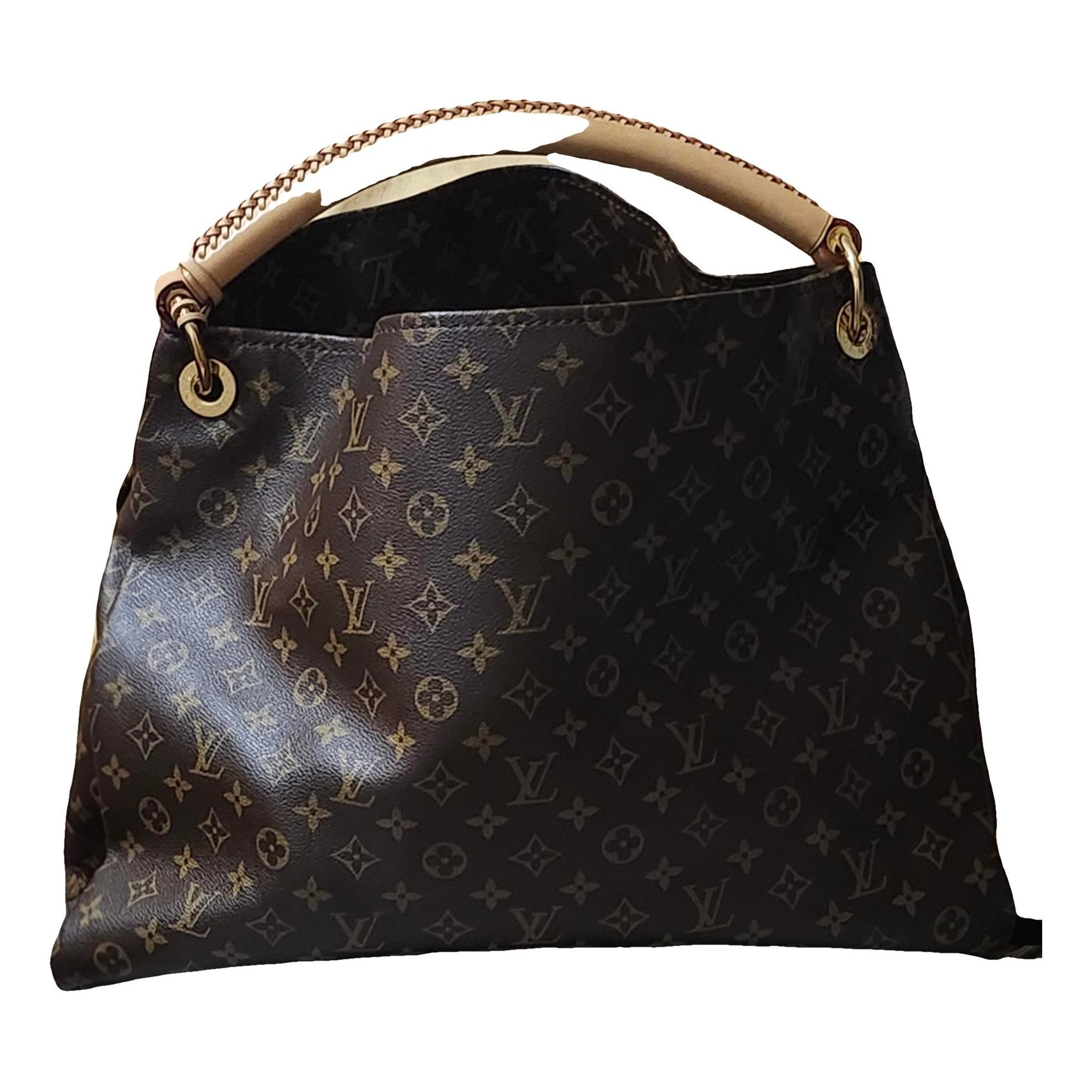 Artsy leather handbag