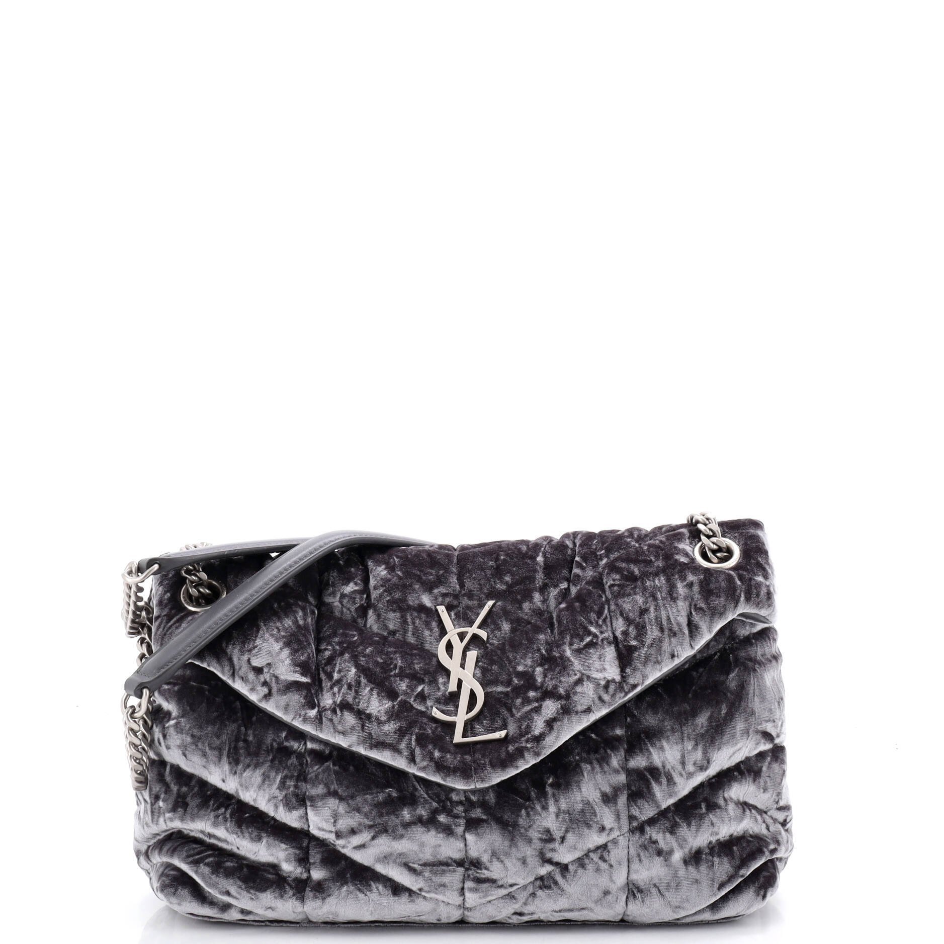 Velvet handbag