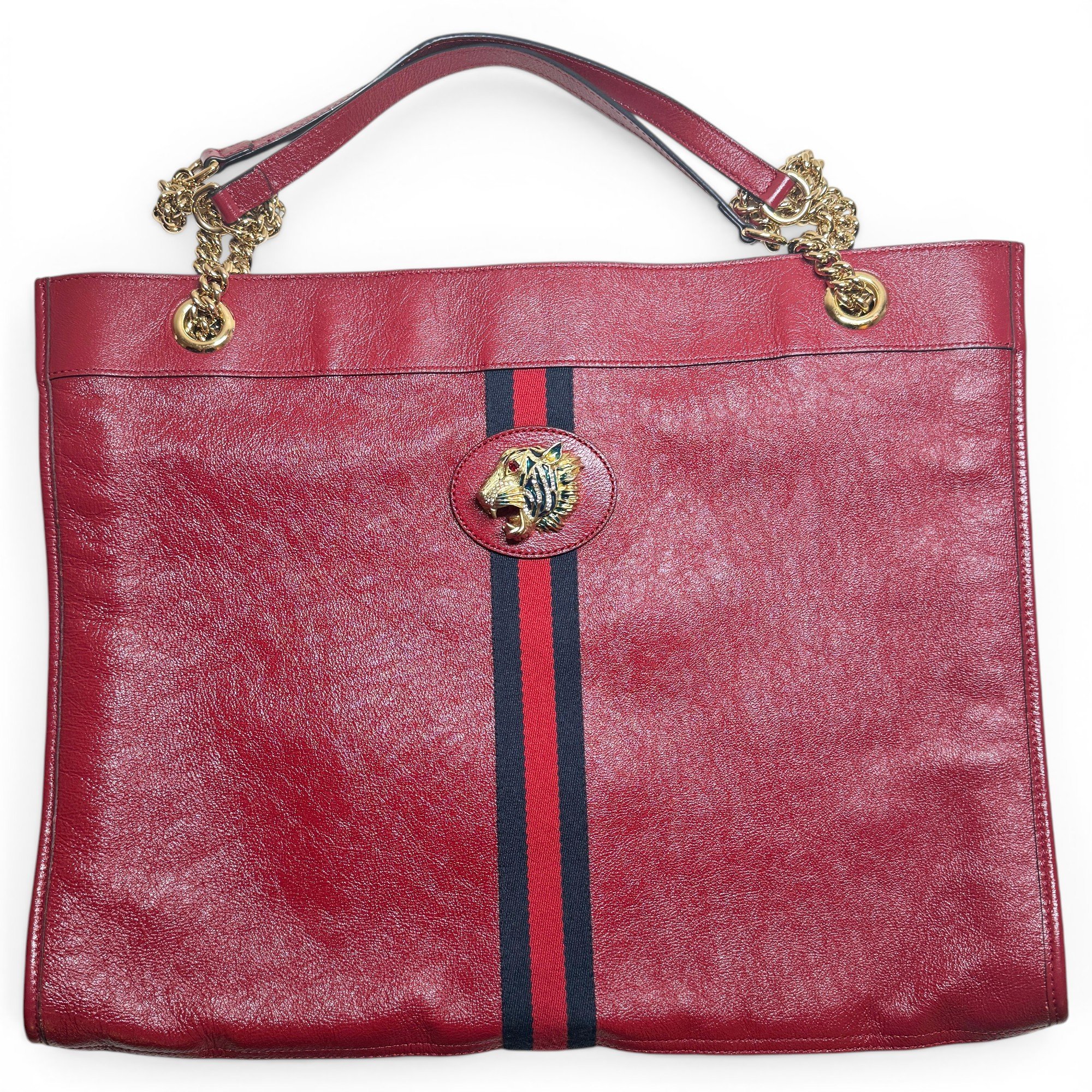 Leather tote