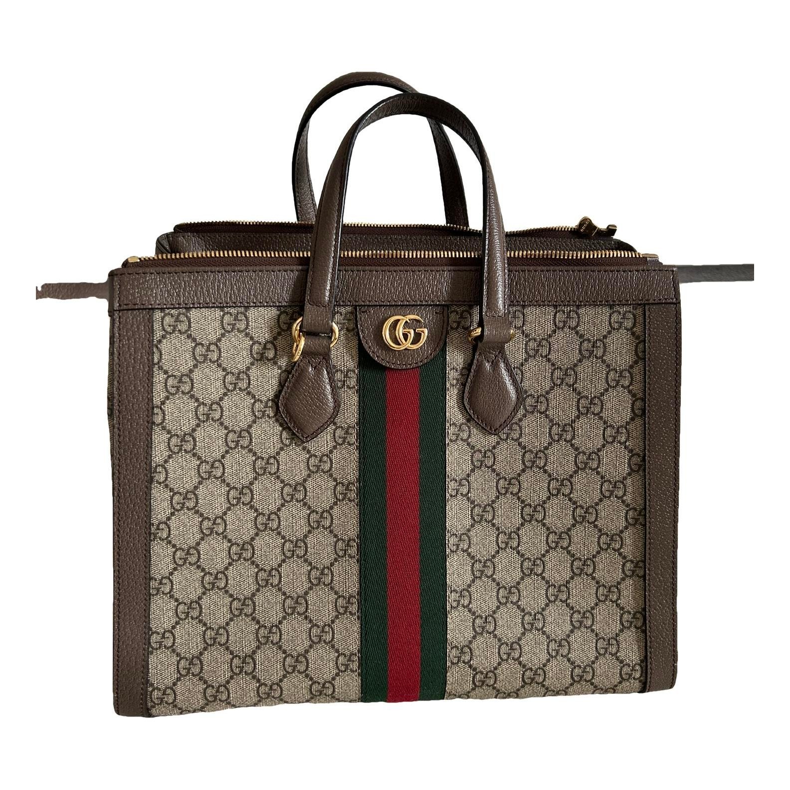 Ophidia Top Handle cloth handbag