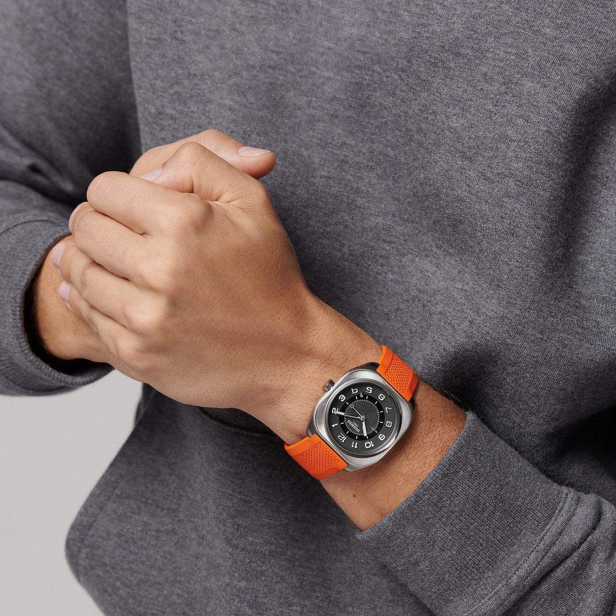 Sans Coloris Hermès H08 Watch, 42 mm