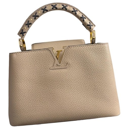 Capucines leather handbag
