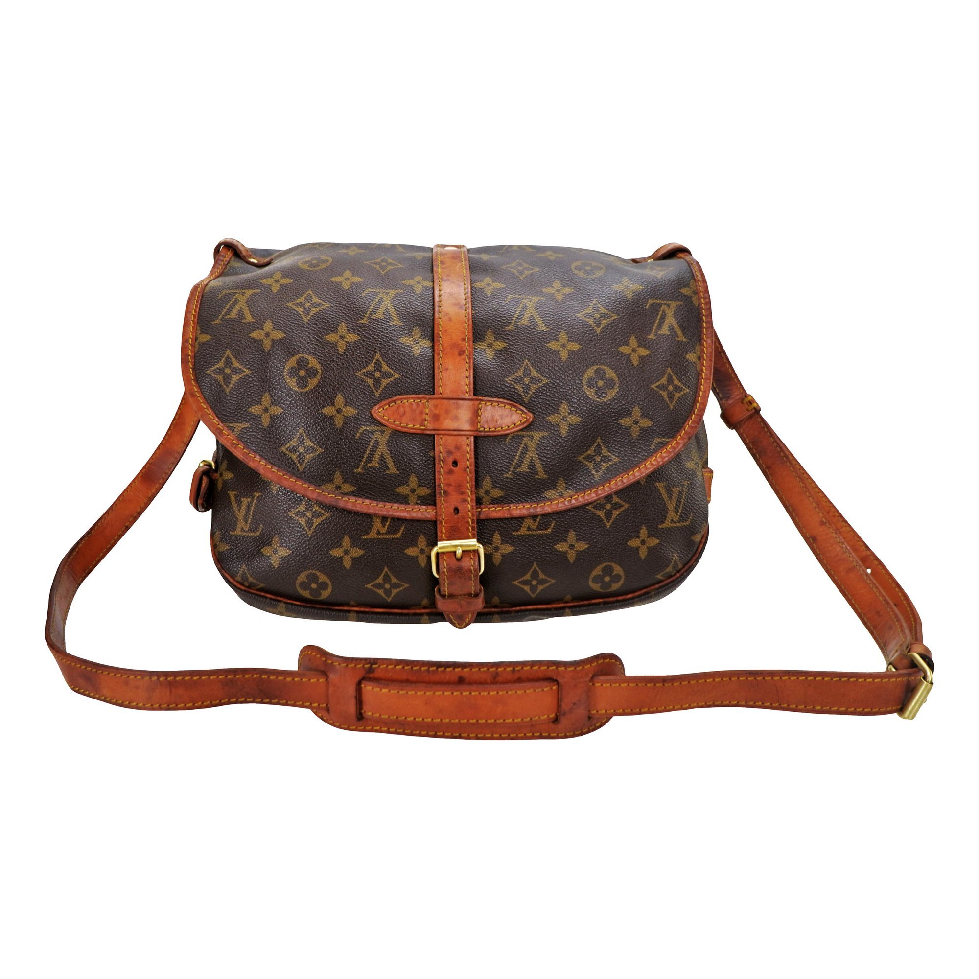 Saumur leather satchel