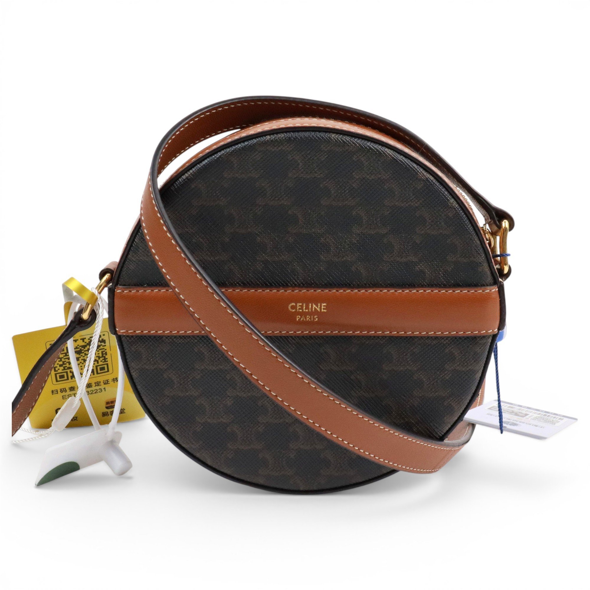 Patent leather handbag