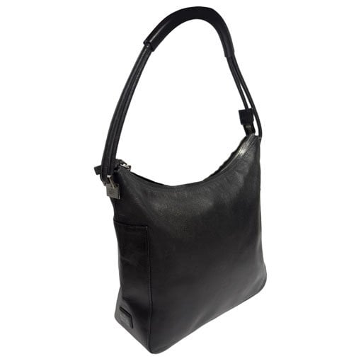 Hobo leather handbag