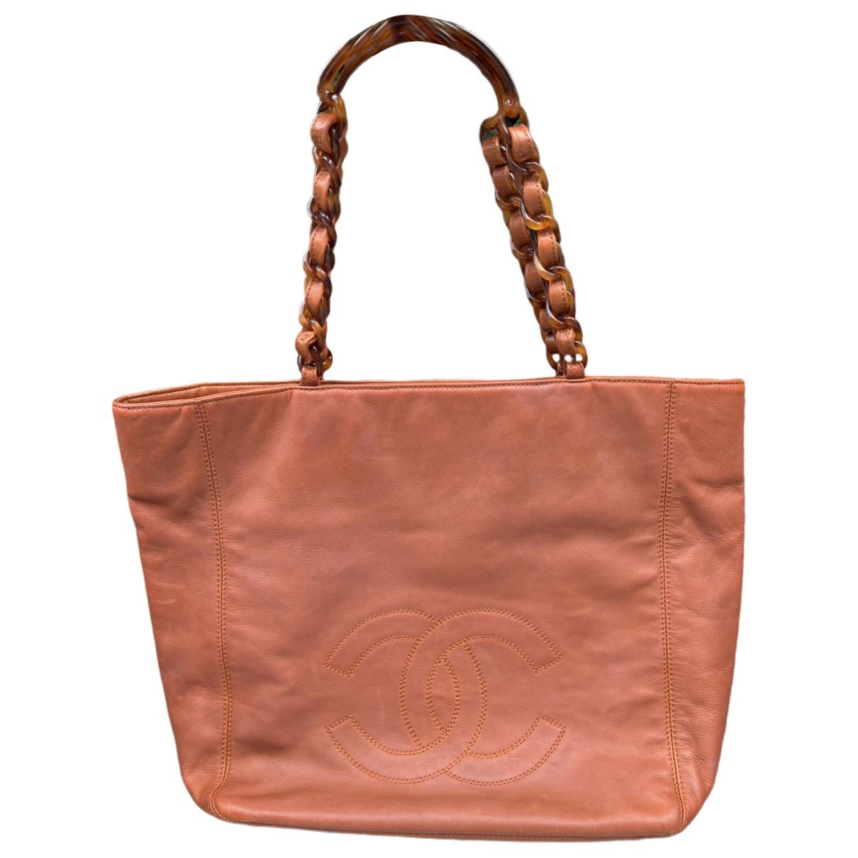 Grand shopping leather tote