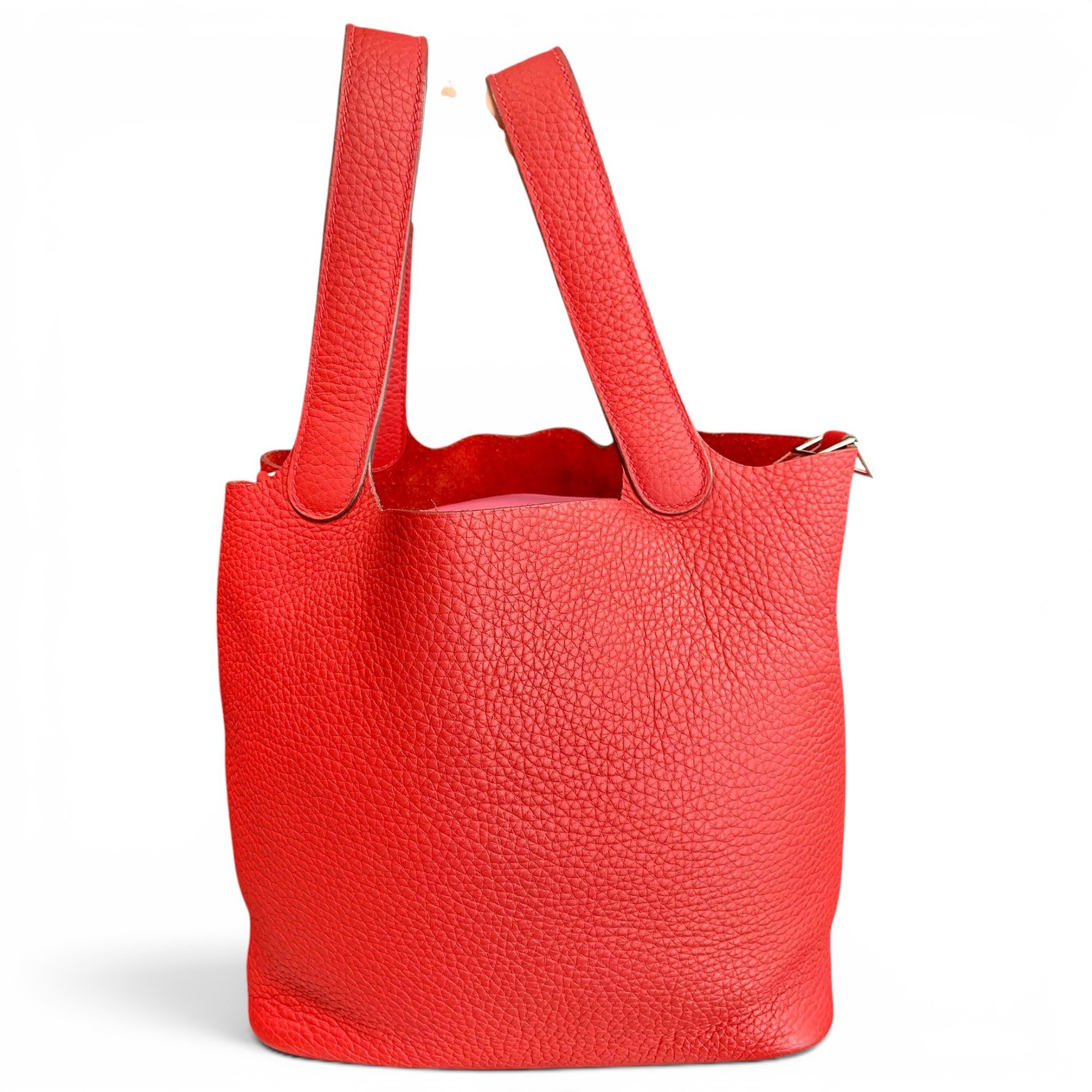 Picotin leather handbag