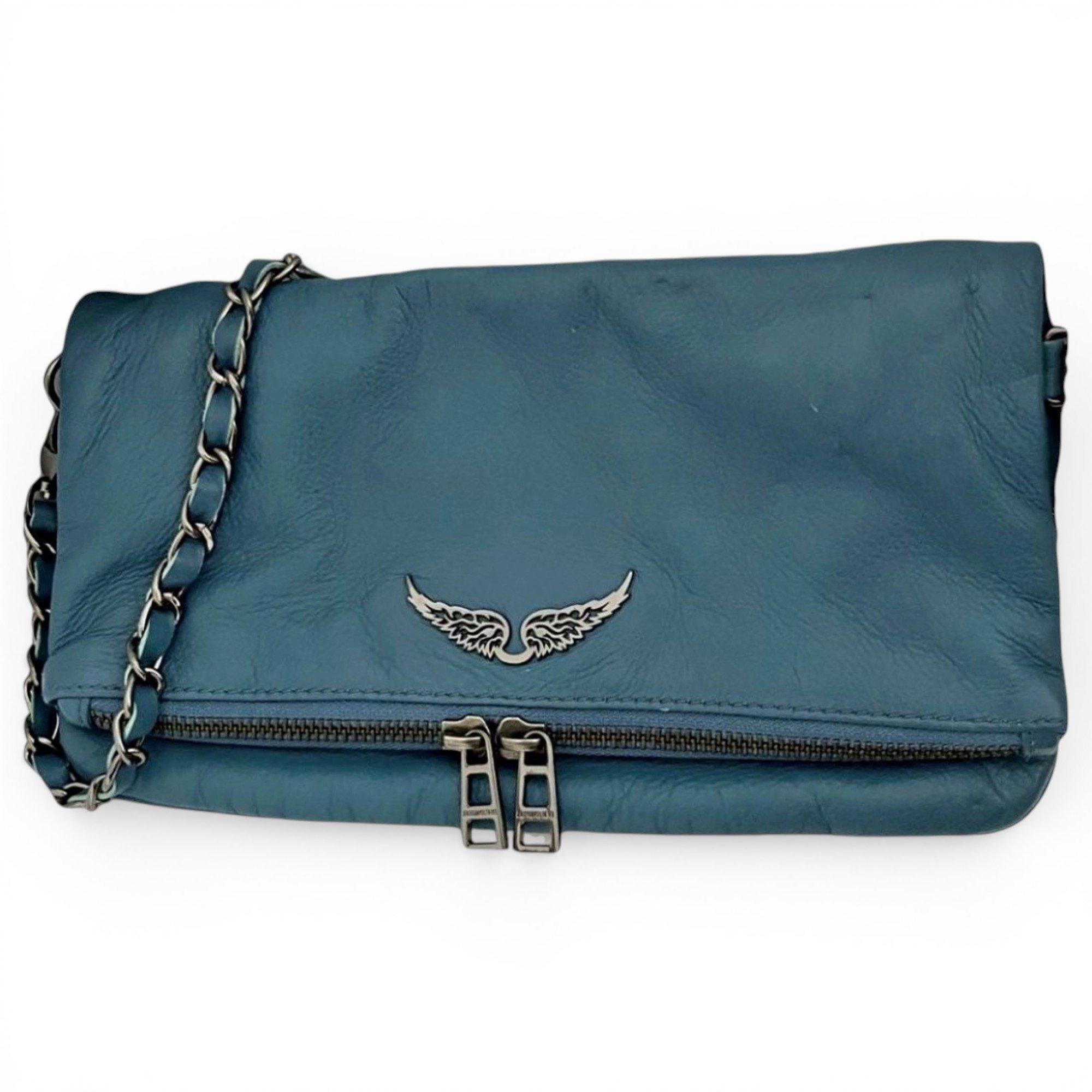Rock leather crossbody bag