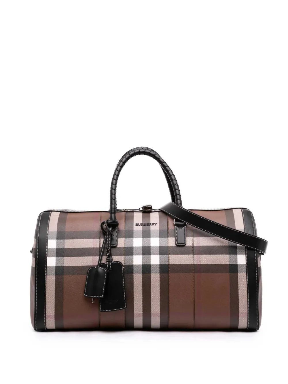 2018-2023 Giant Check Coated Canvas travel bag