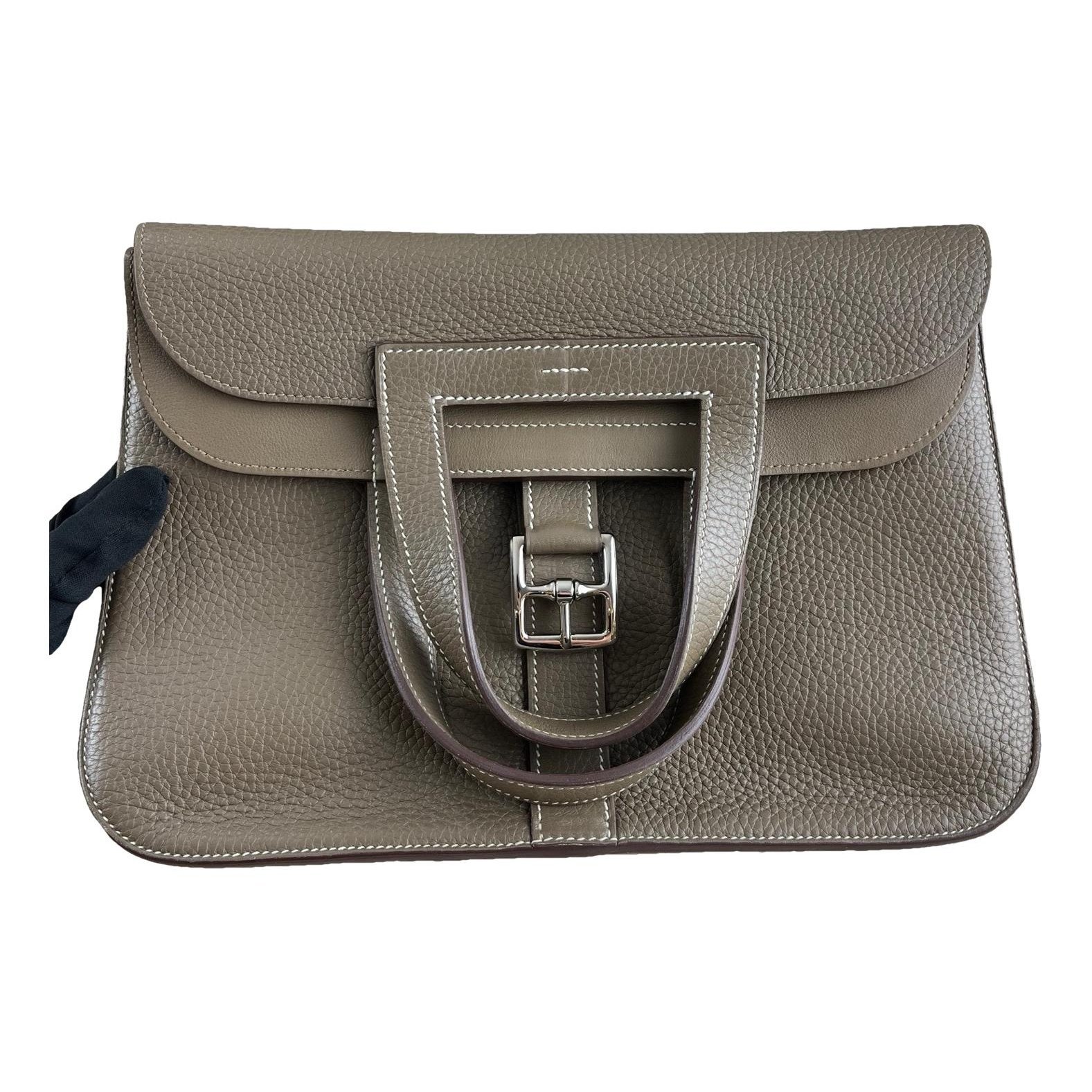 Halzan leather handbag