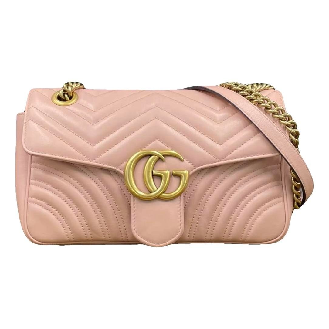 GG Marmont Flap leather crossbody bag