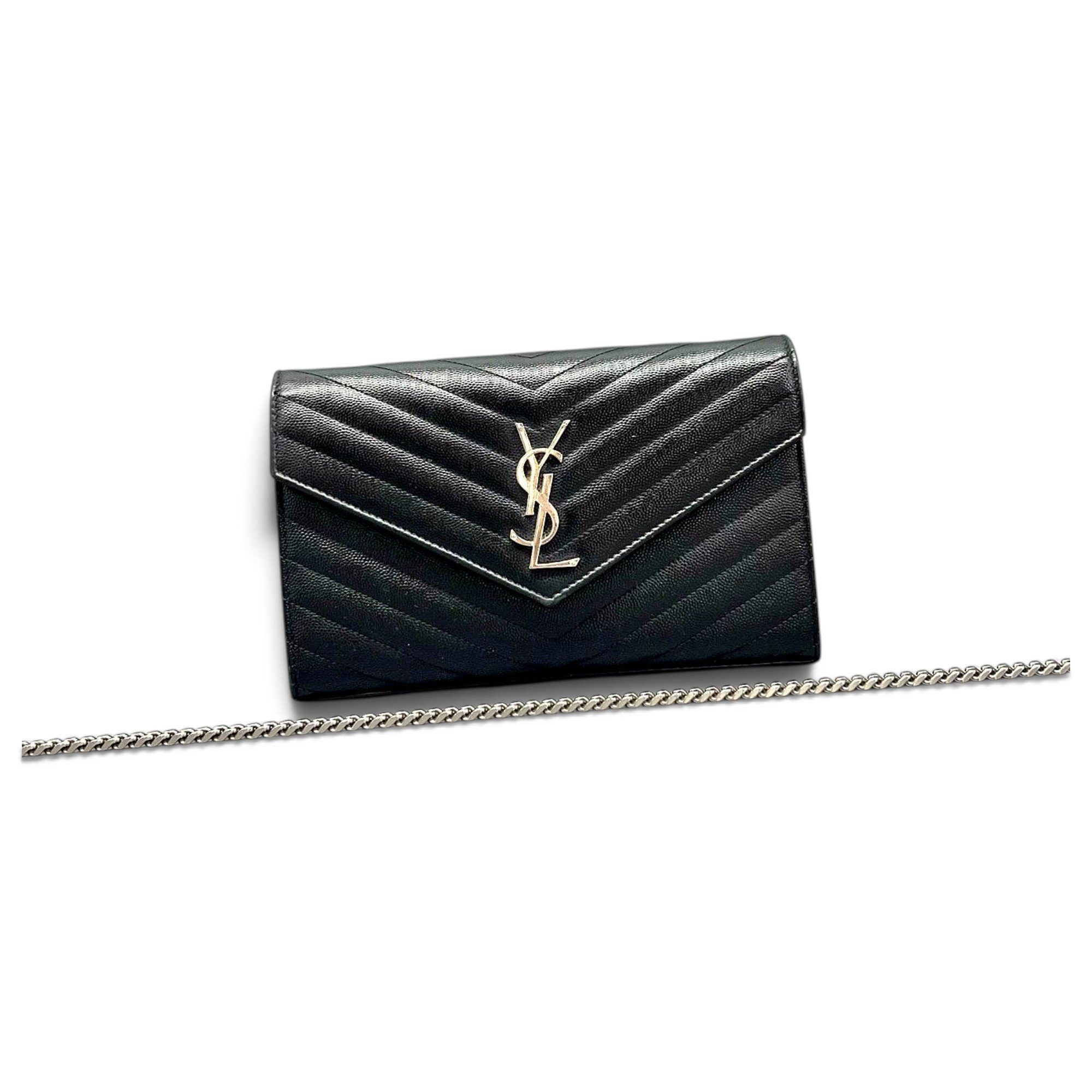 Portefeuille enveloppe leather handbag