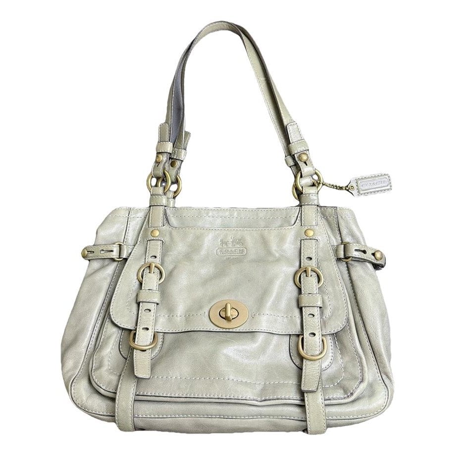 Signature Sufflette leather handbag