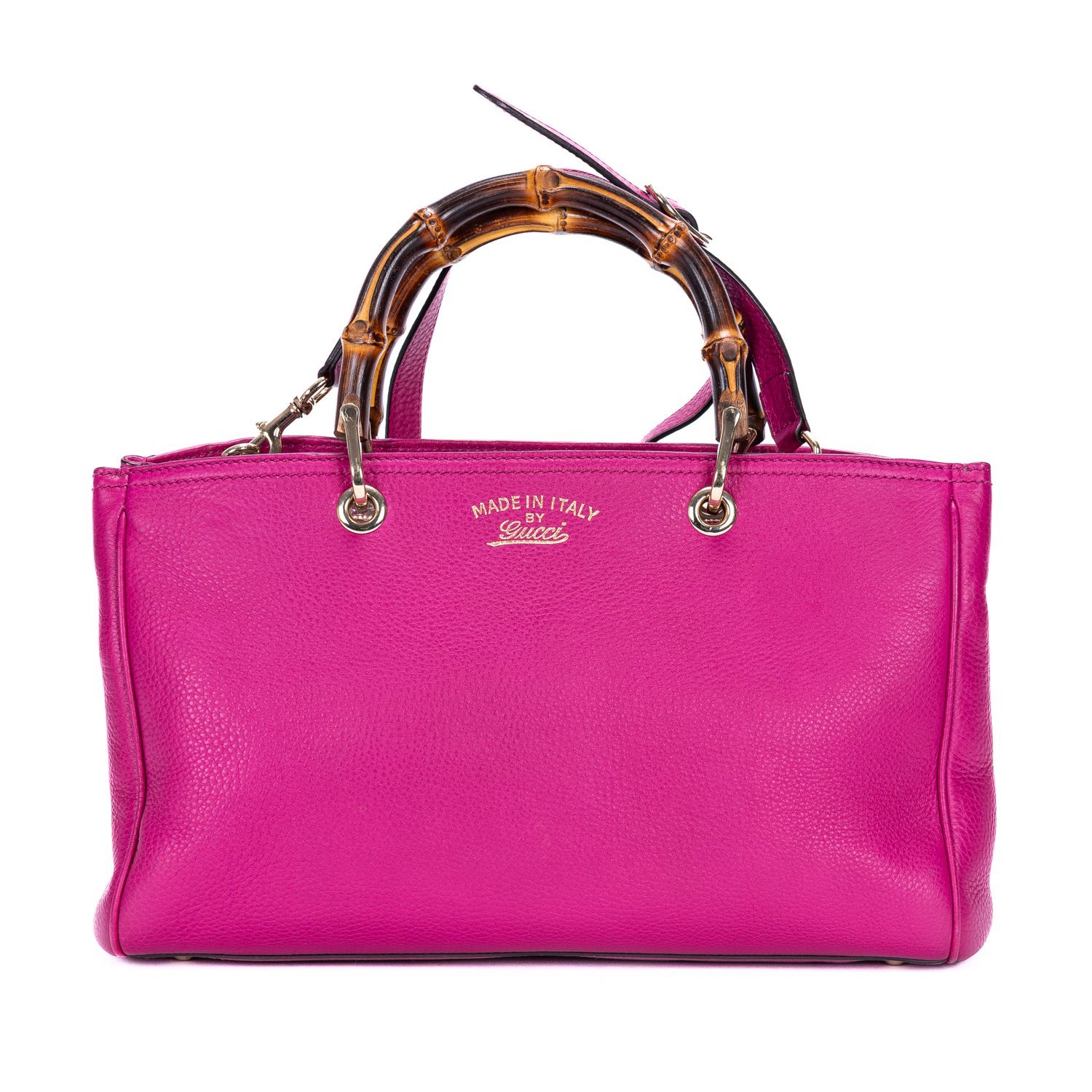 Bamboo leather handbag