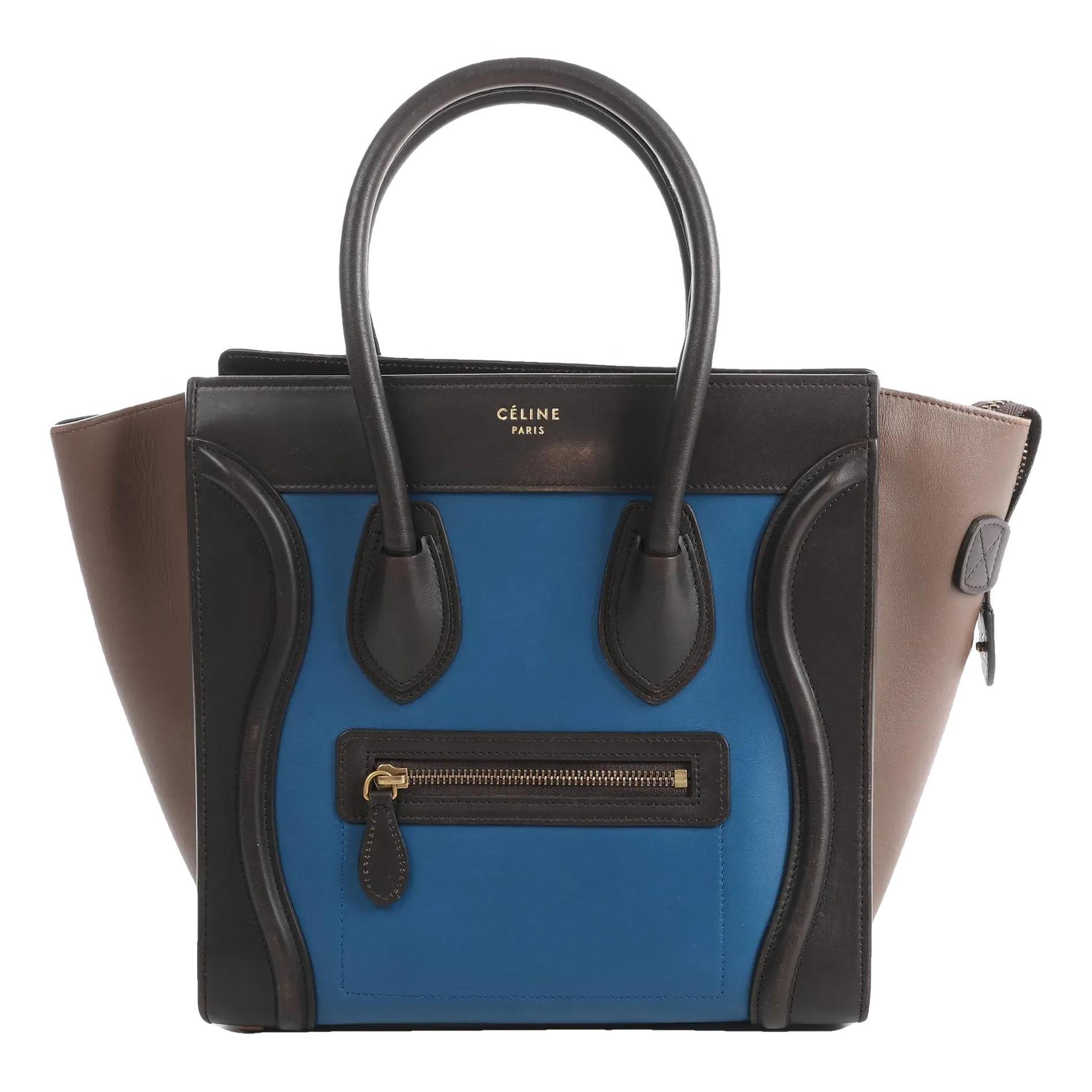 Luggage leather handbag