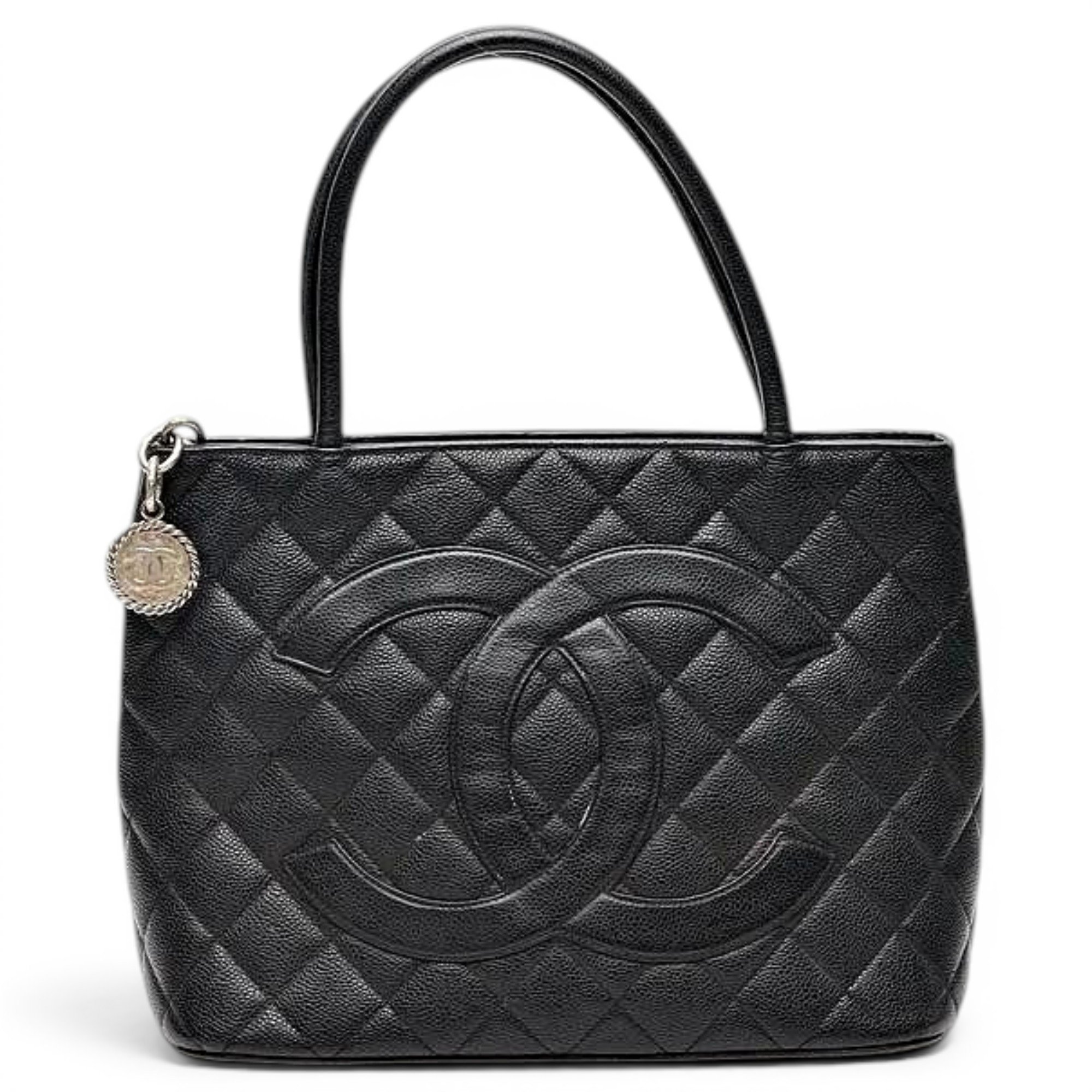 Médaillon leather tote