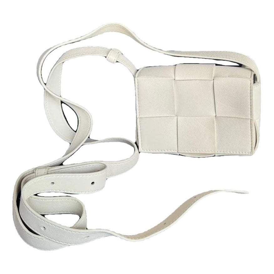 Cassette leather crossbody bag