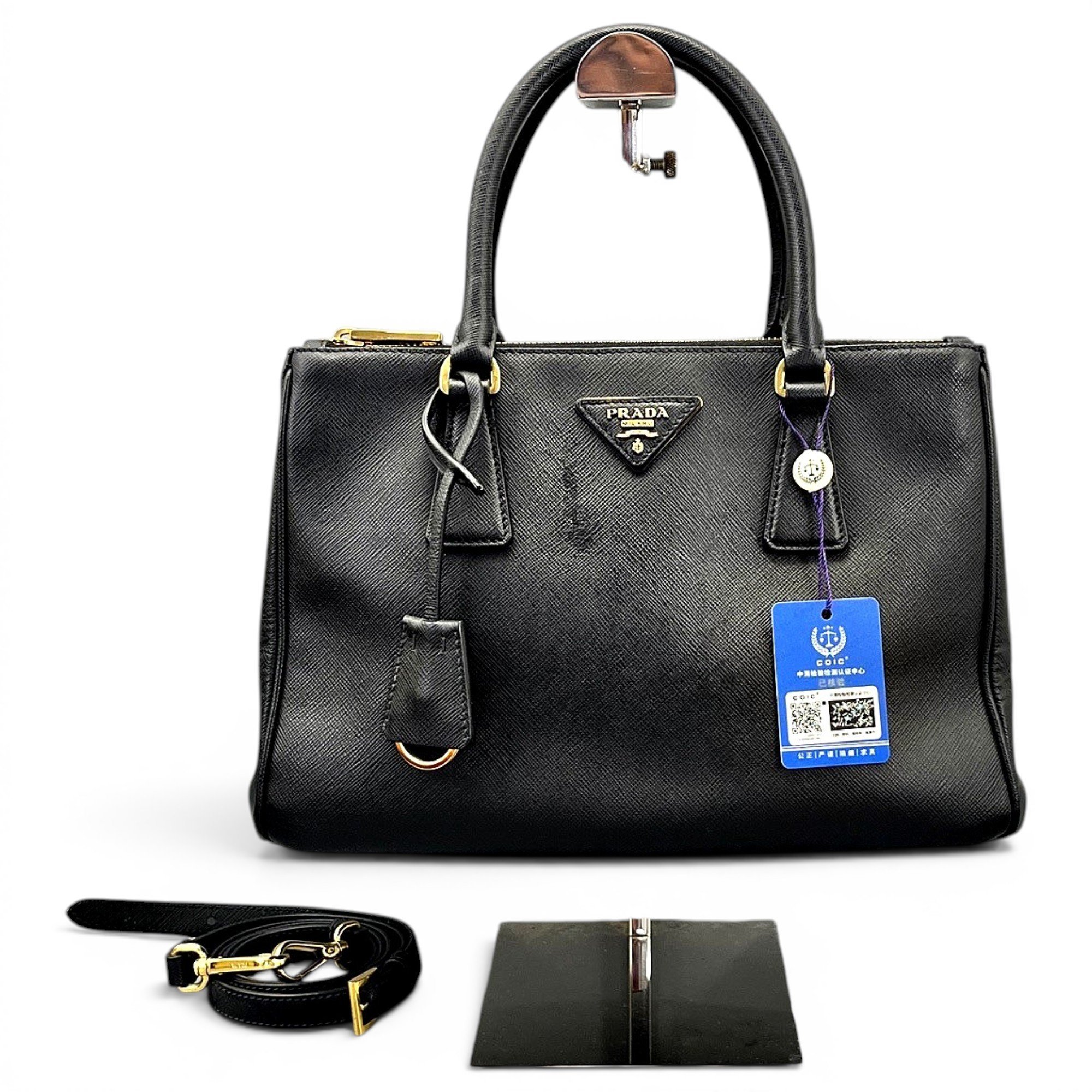 Galleria leather handbag