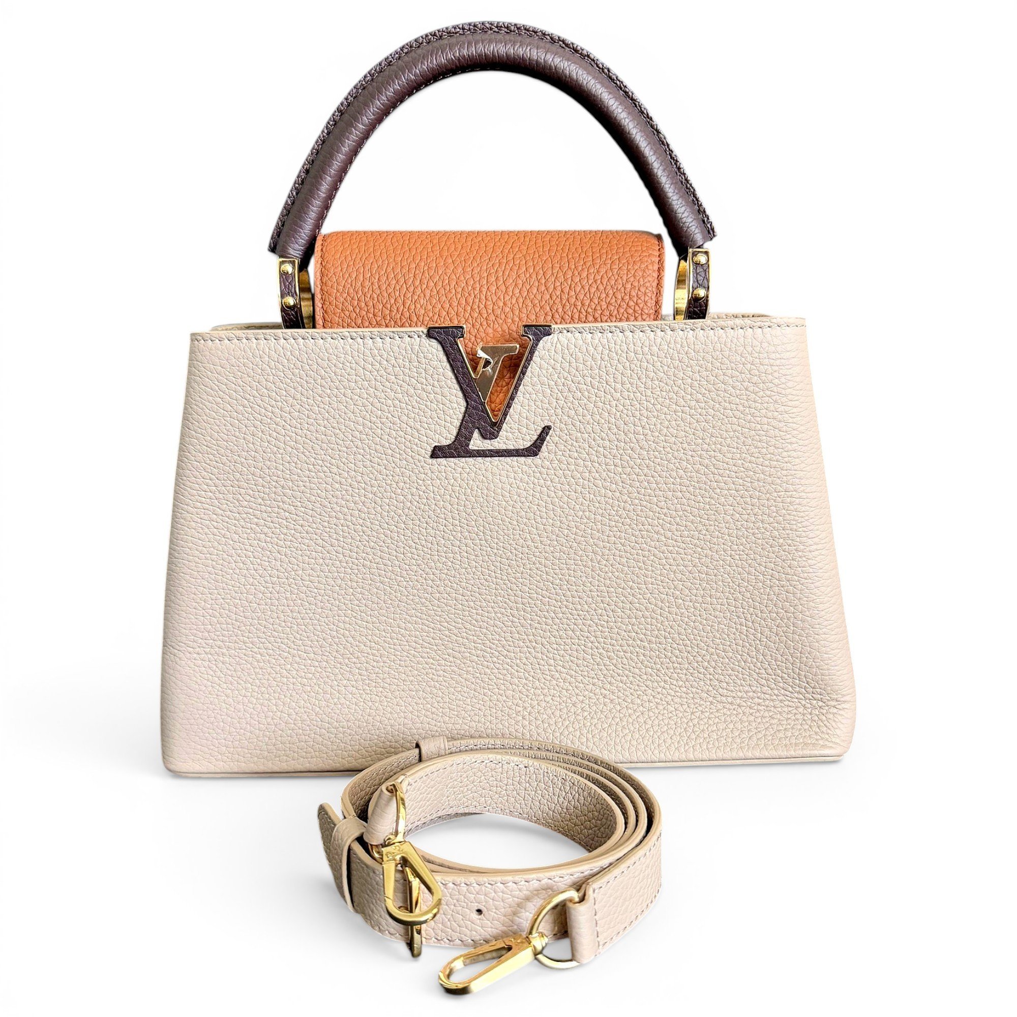 Capucines leather handbag