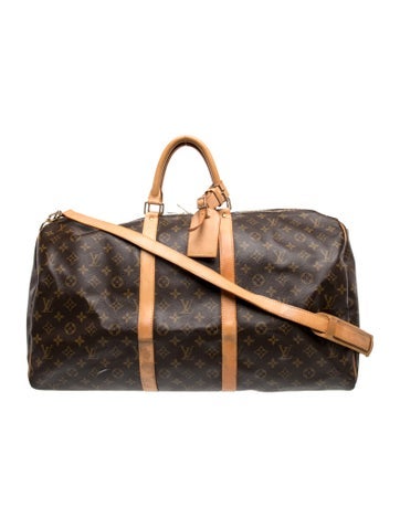 LV Monogram Keepall Bandouliere 60
