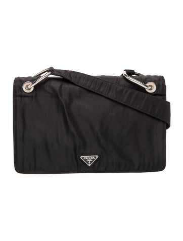 Enameled Metal Triangle Shoulder Bag