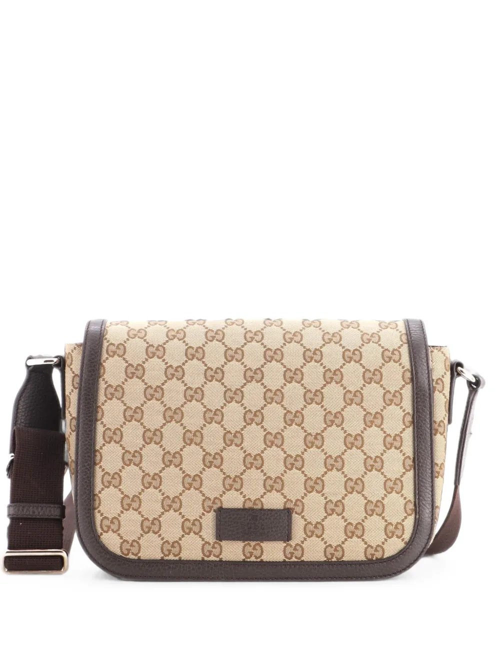 Flap Messenger Bag GG Canvas Small crossbody bag