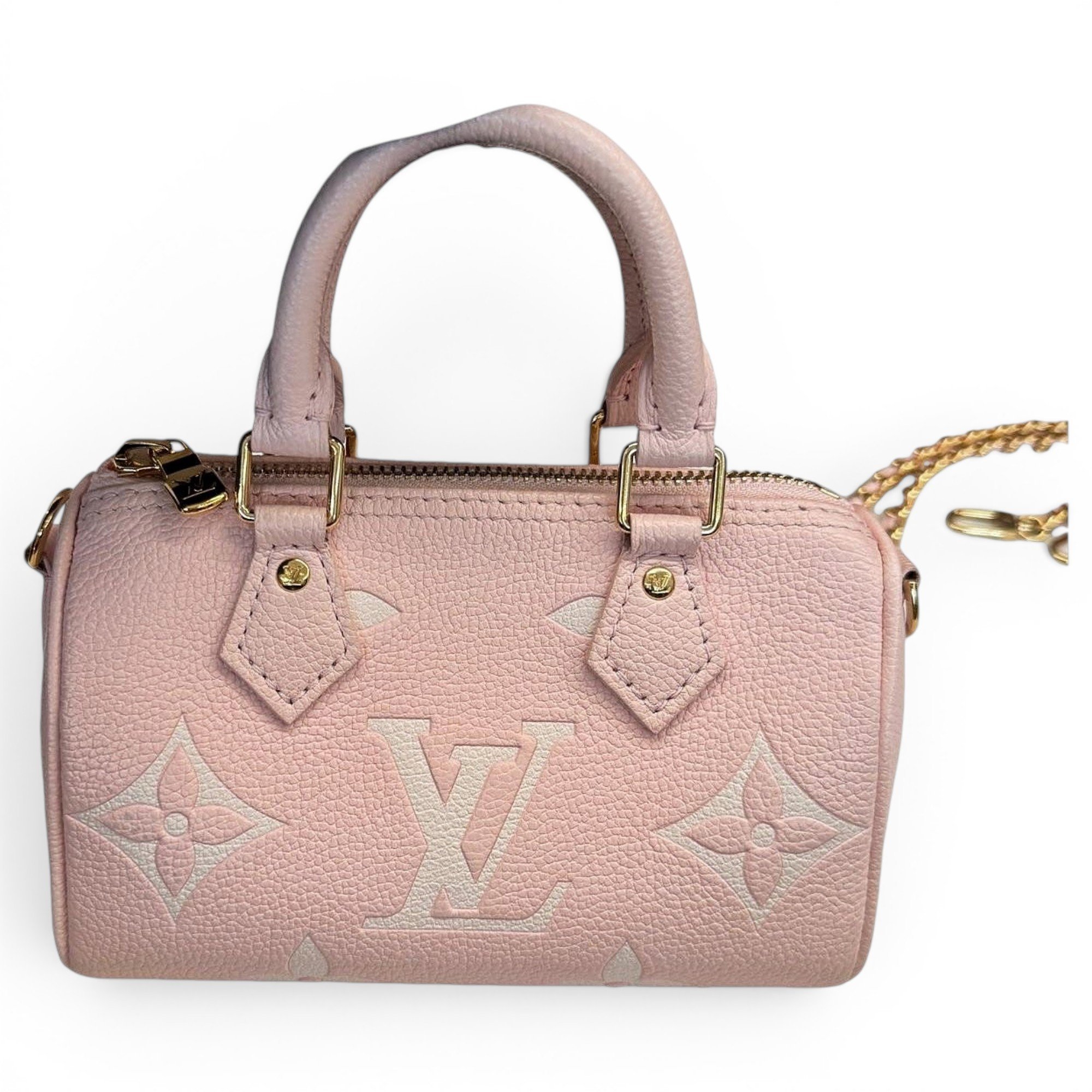Nano Speedy / Mini HL leather handbag