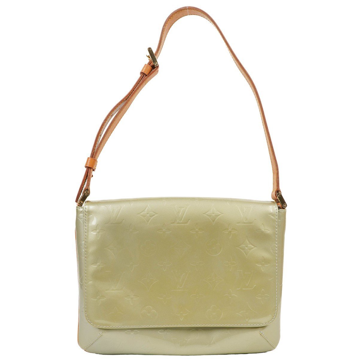 Thompson patent leather handbag