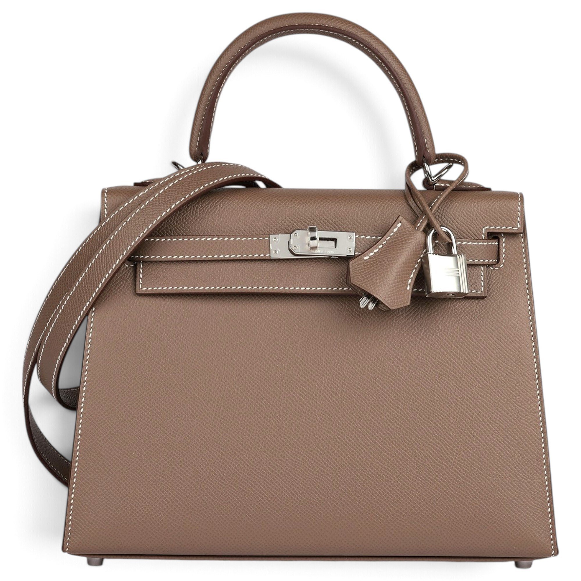 Kelly 25 leather handbag