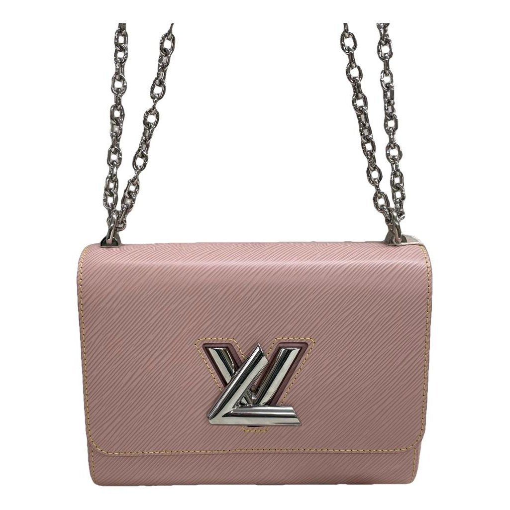 Twist leather handbag