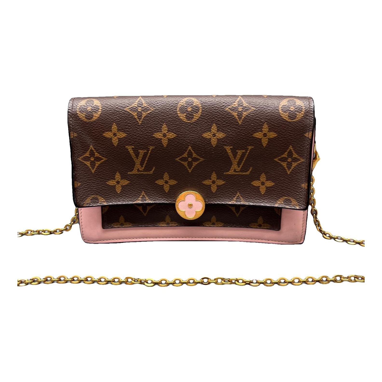 Flore chain leather handbag