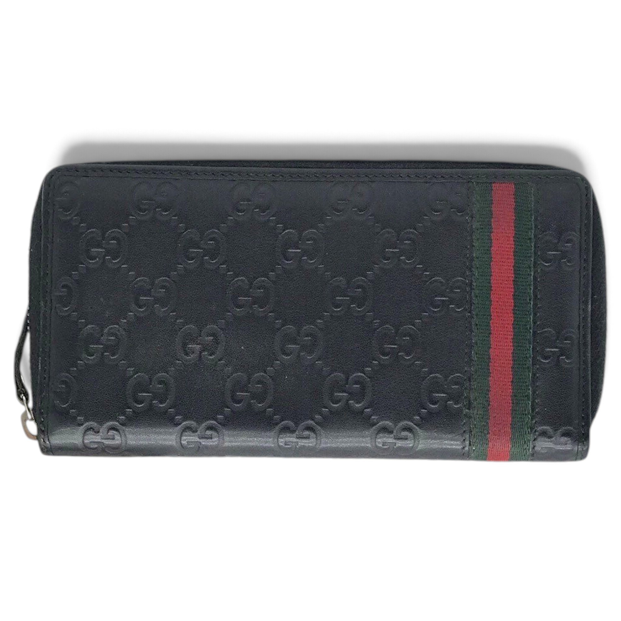 Leather clutch bag