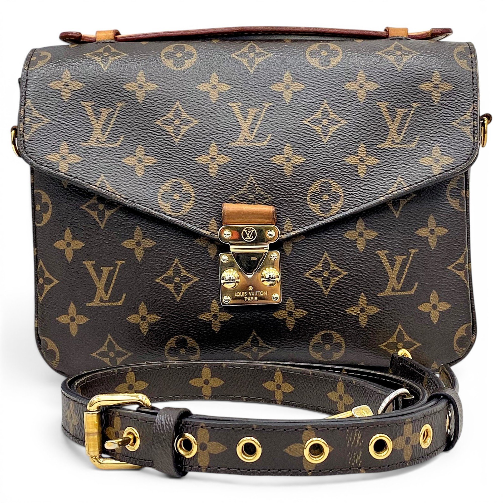 Metis leather handbag