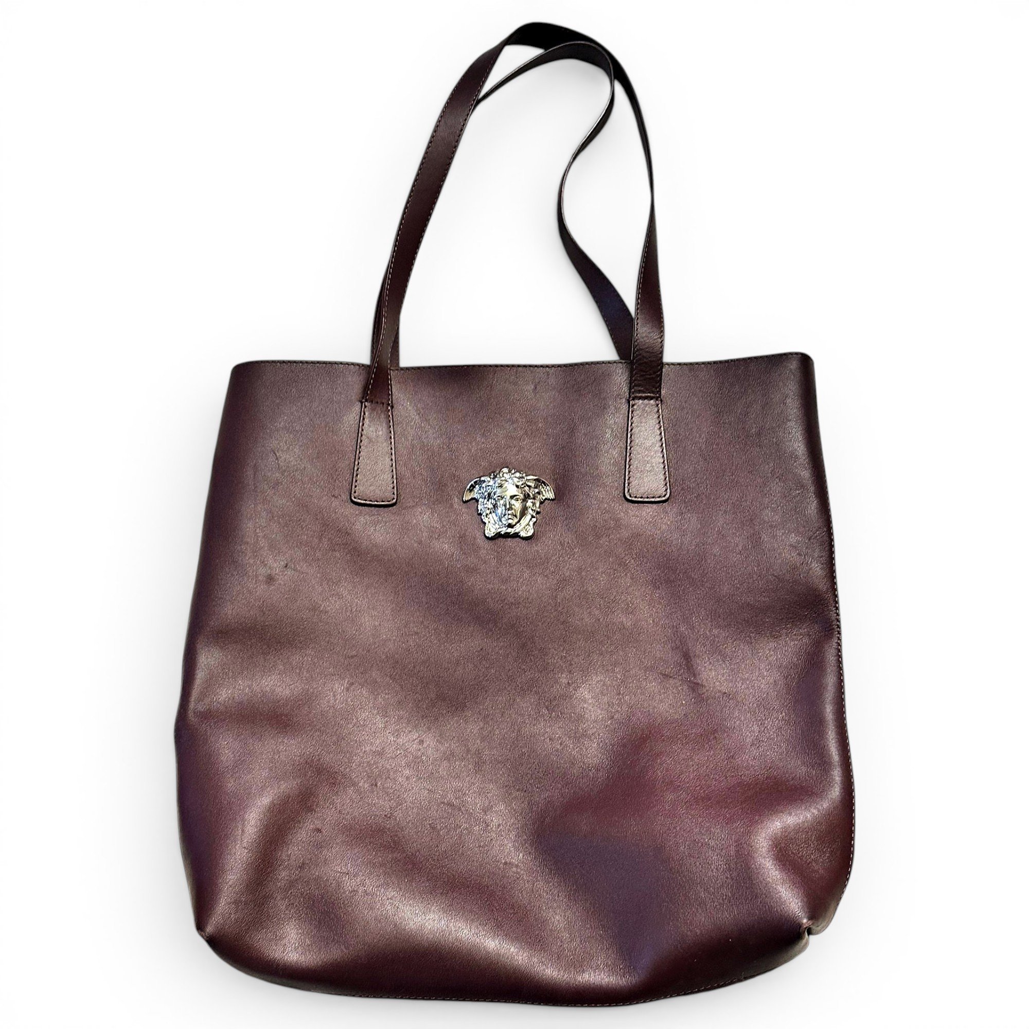 La Medusa leather tote