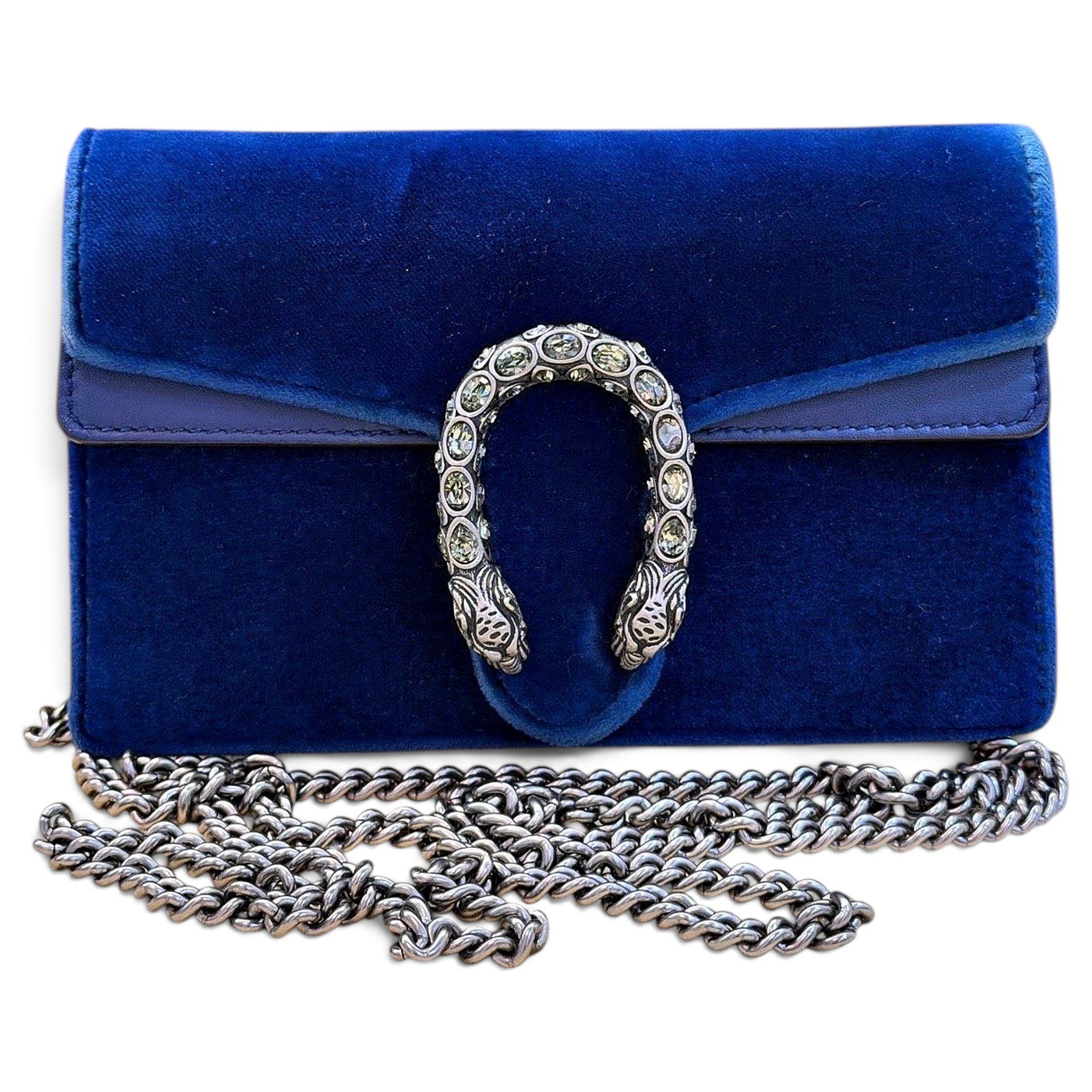 Dionysus Super Mini velvet handbag