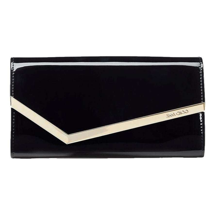 Patent leather clutch bag