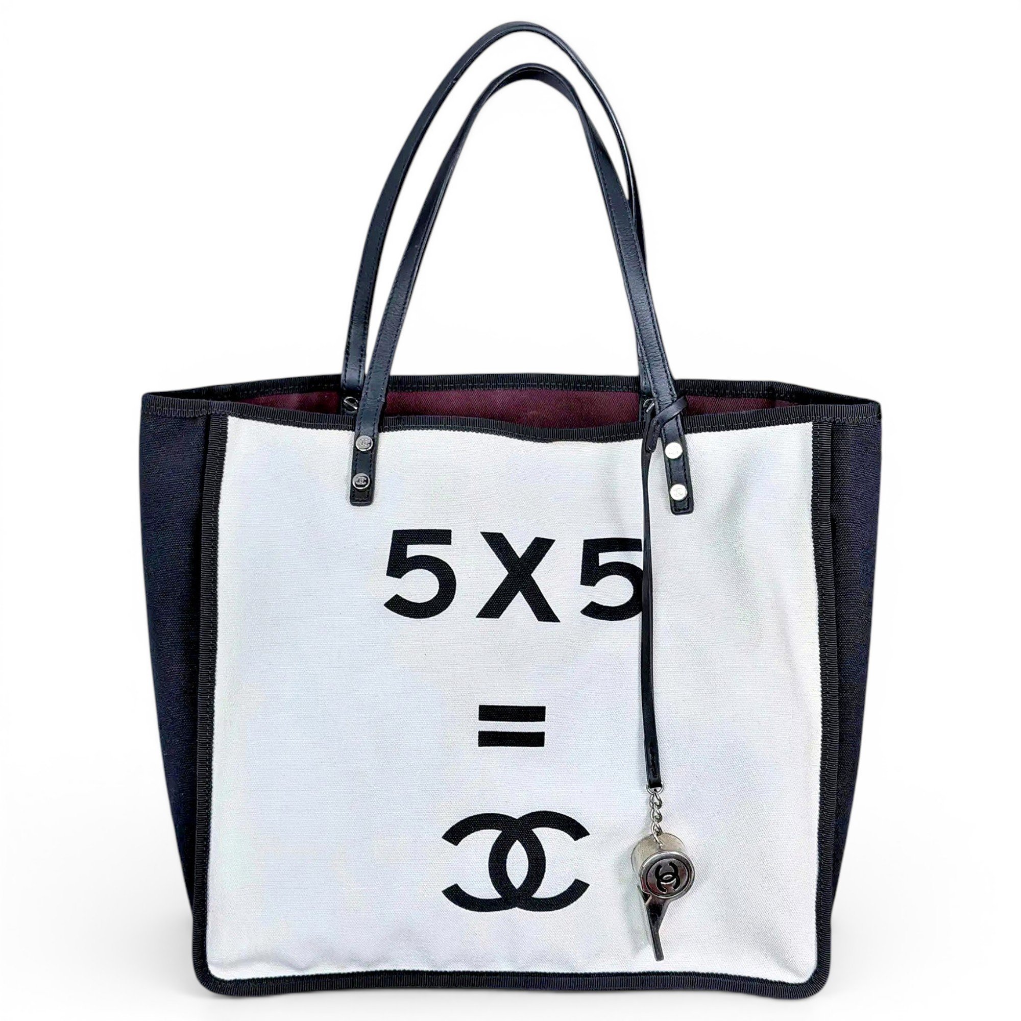 North South Deauville leather tote
