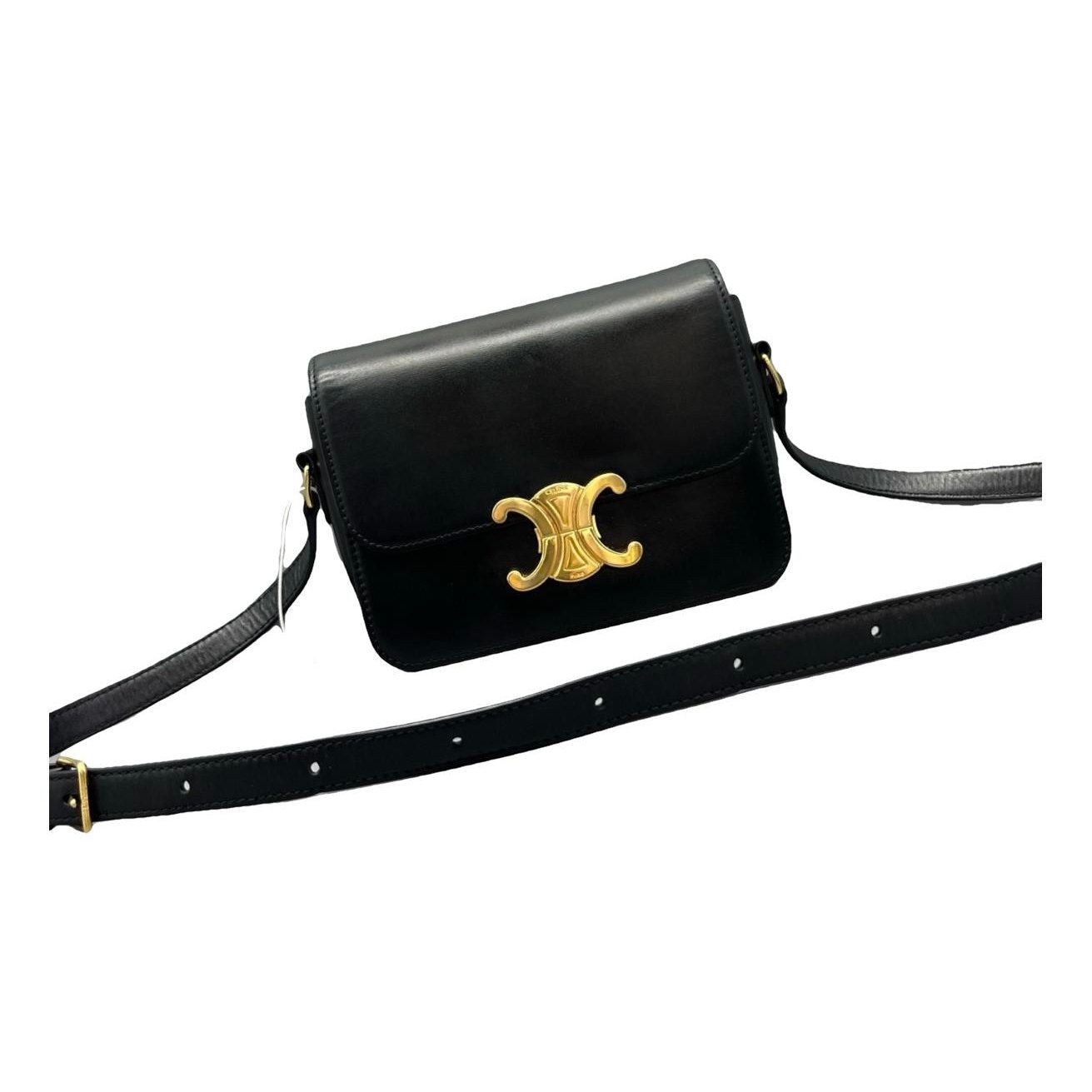 Triomphe leather handbag