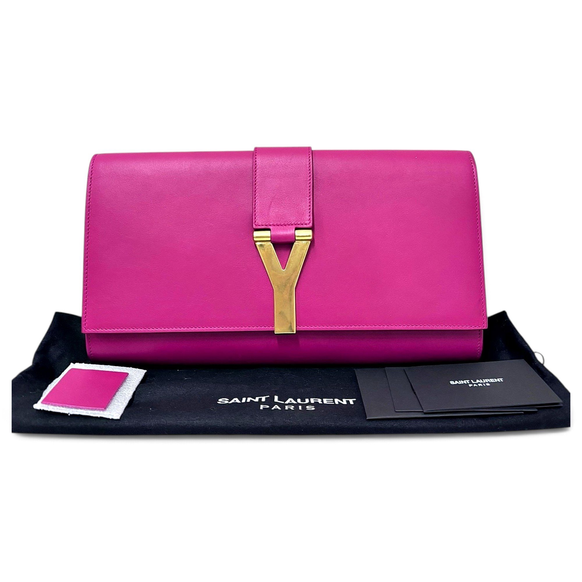 Chyc leather clutch bag