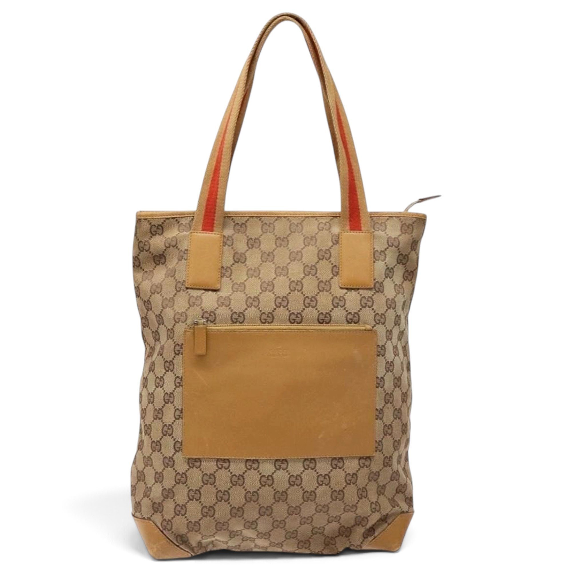 Leather tote