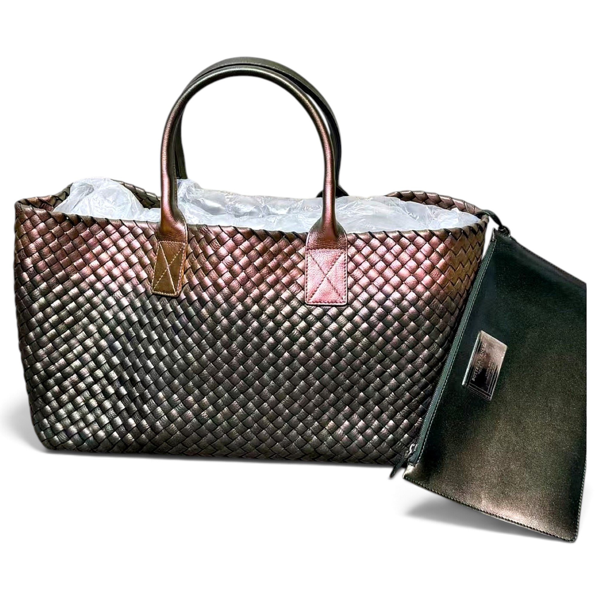 Cabat leather tote