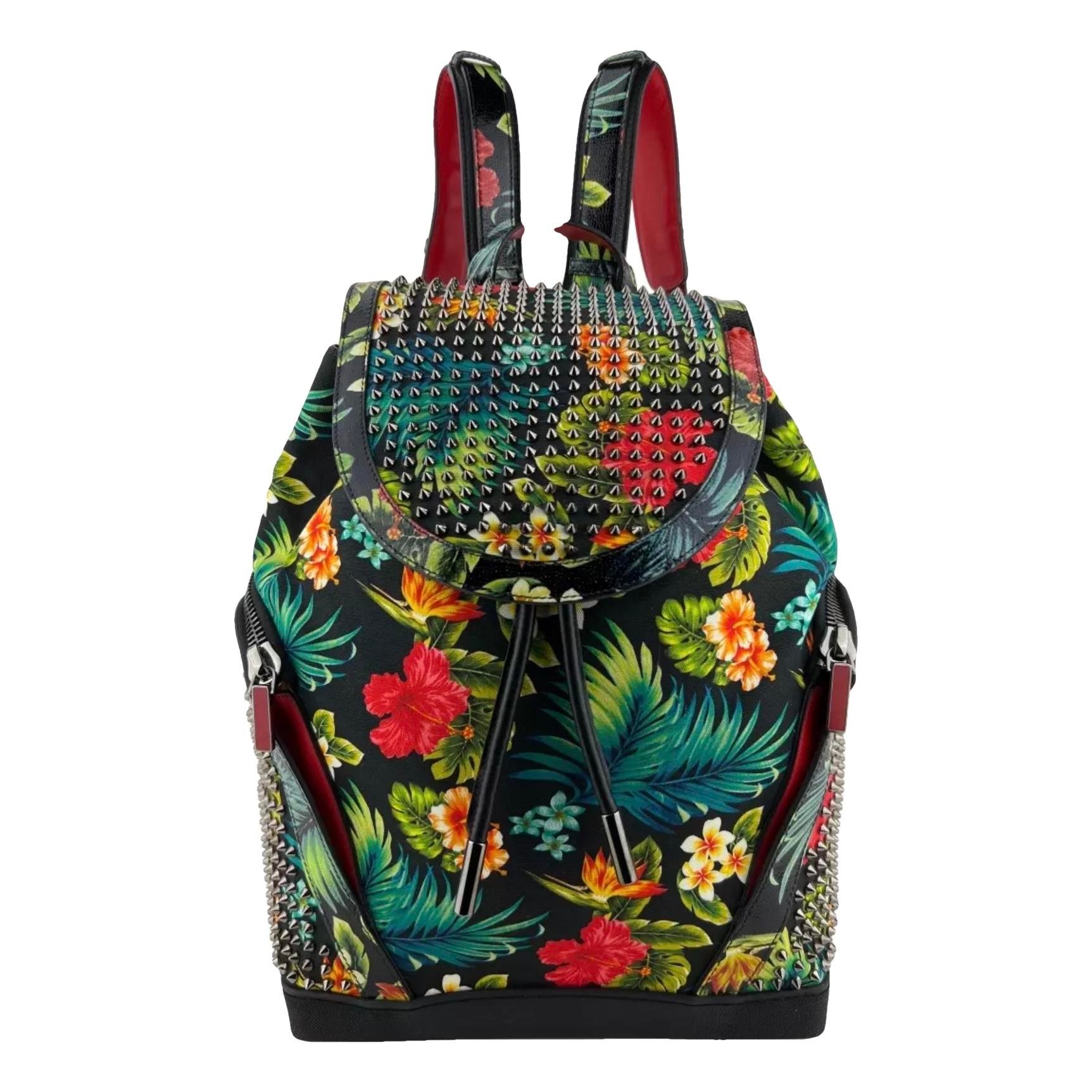 Leather backpack