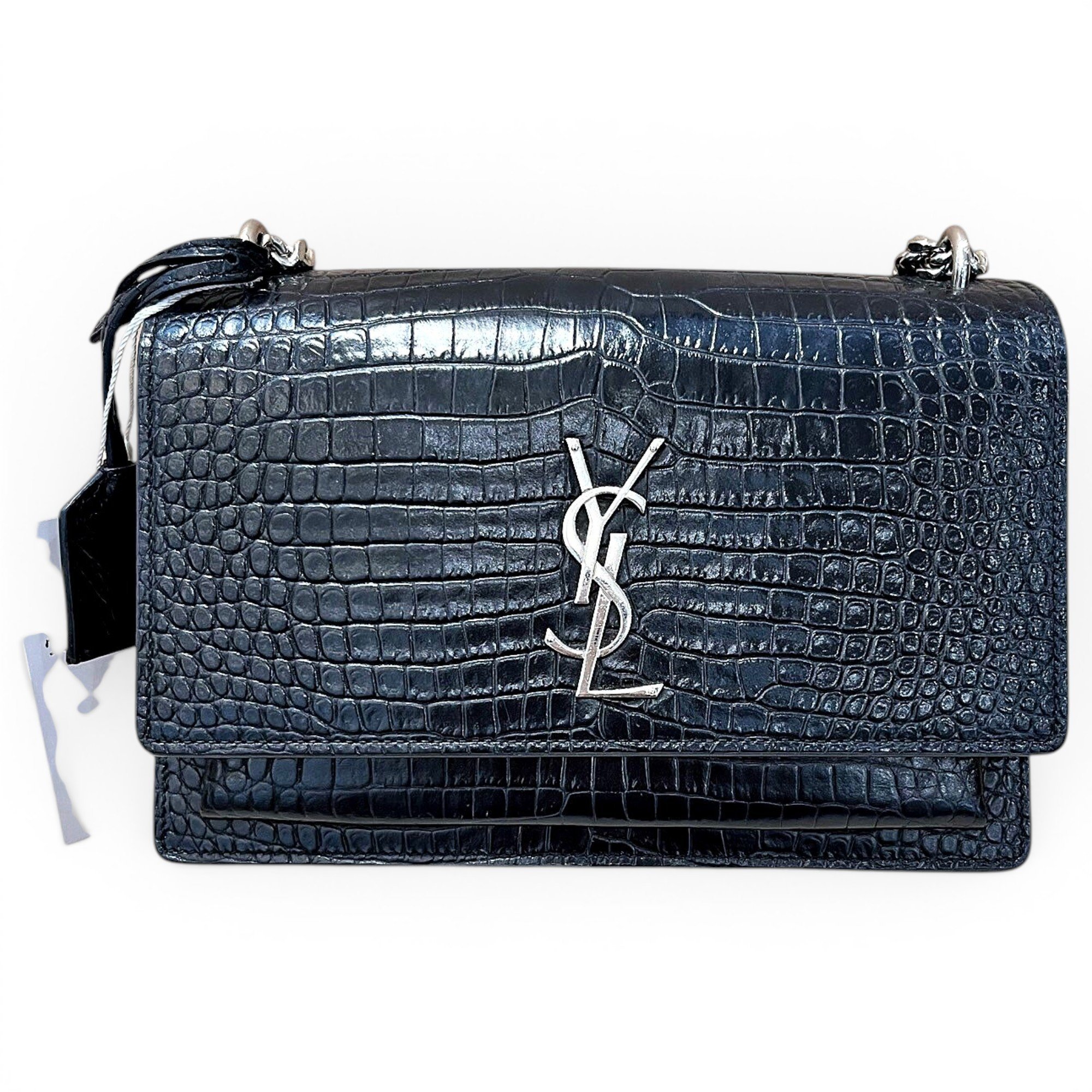 Sunset leather crossbody bag