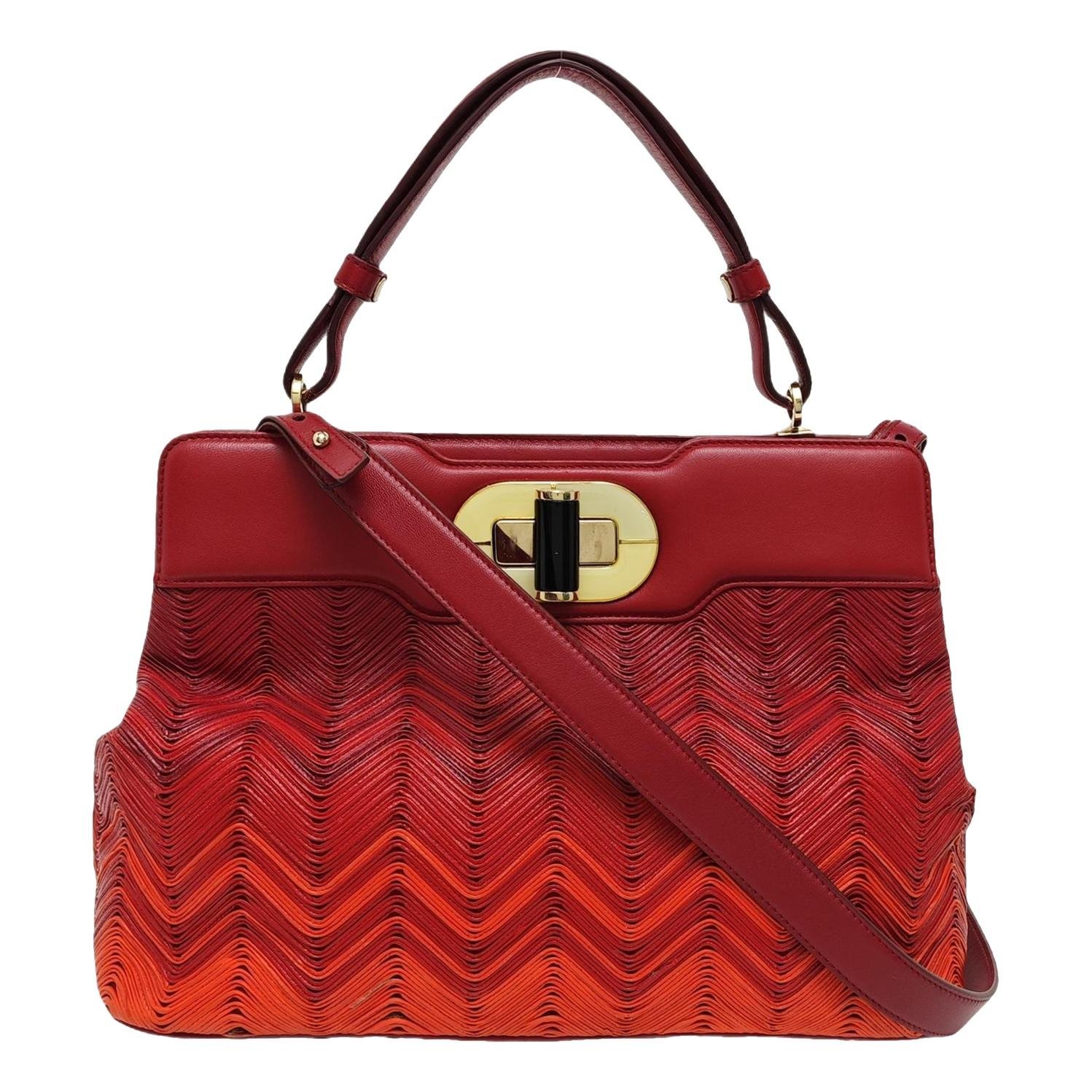 Leather handbag
