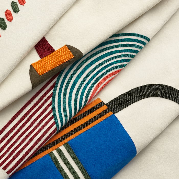 Écru Hermès Bricole Blanket