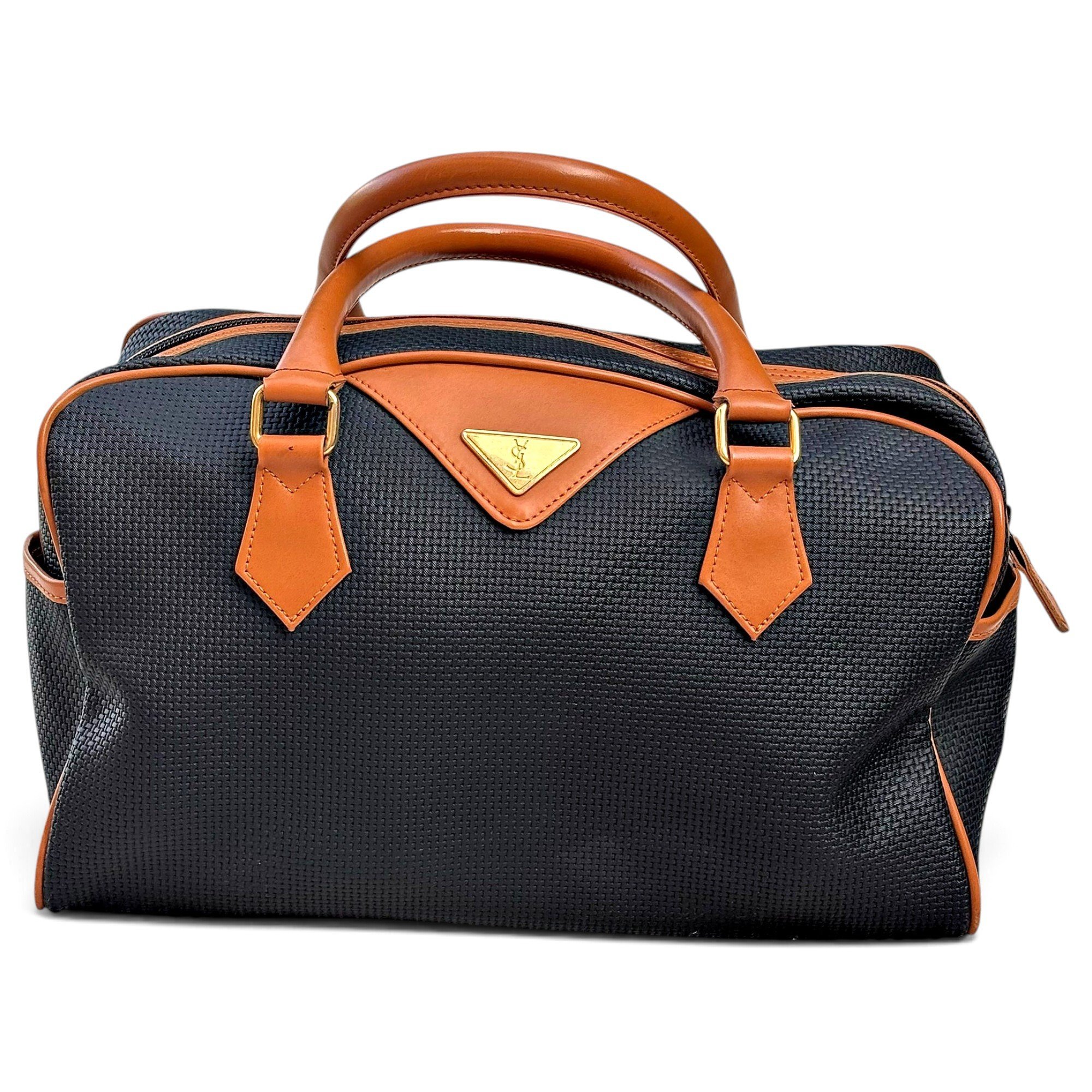 Leather bowling bag
