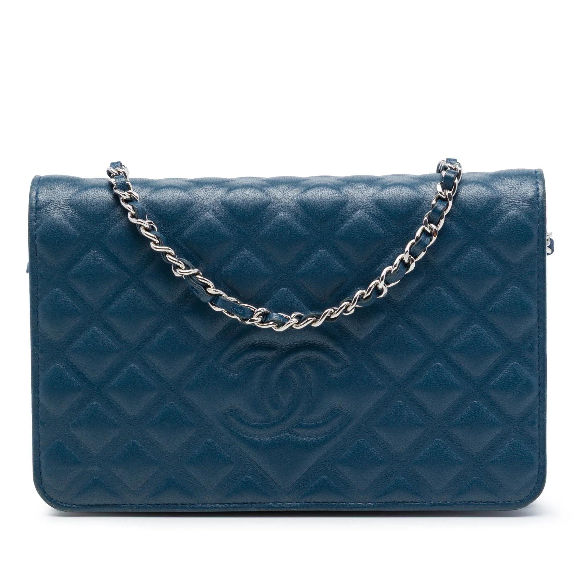 Wallet On Chain Timeless/Classique pony-style calfskin handbag